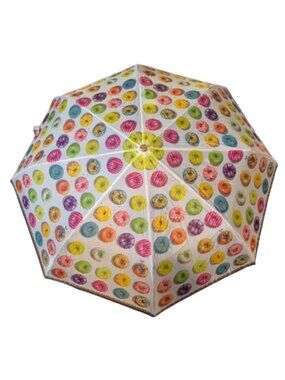 Perletti Italy Handbag Umbrella Donut Pattern